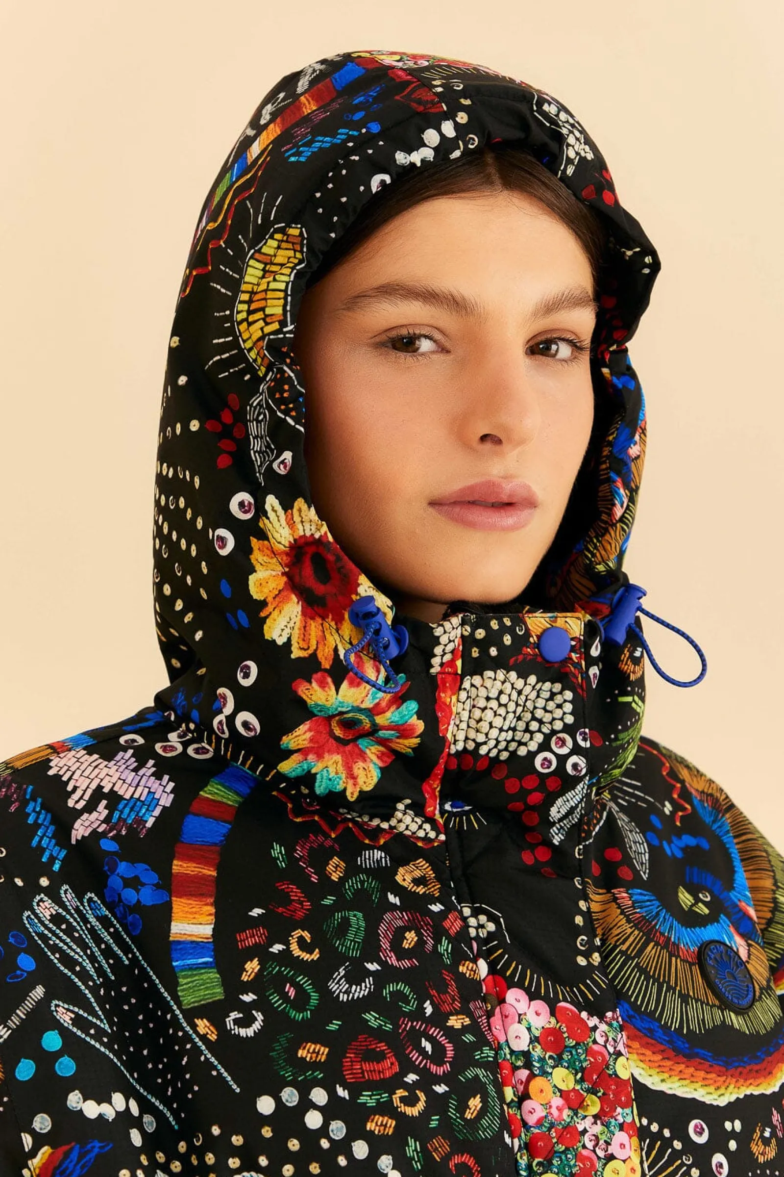 BLACK BOROGODO SKI JACKET