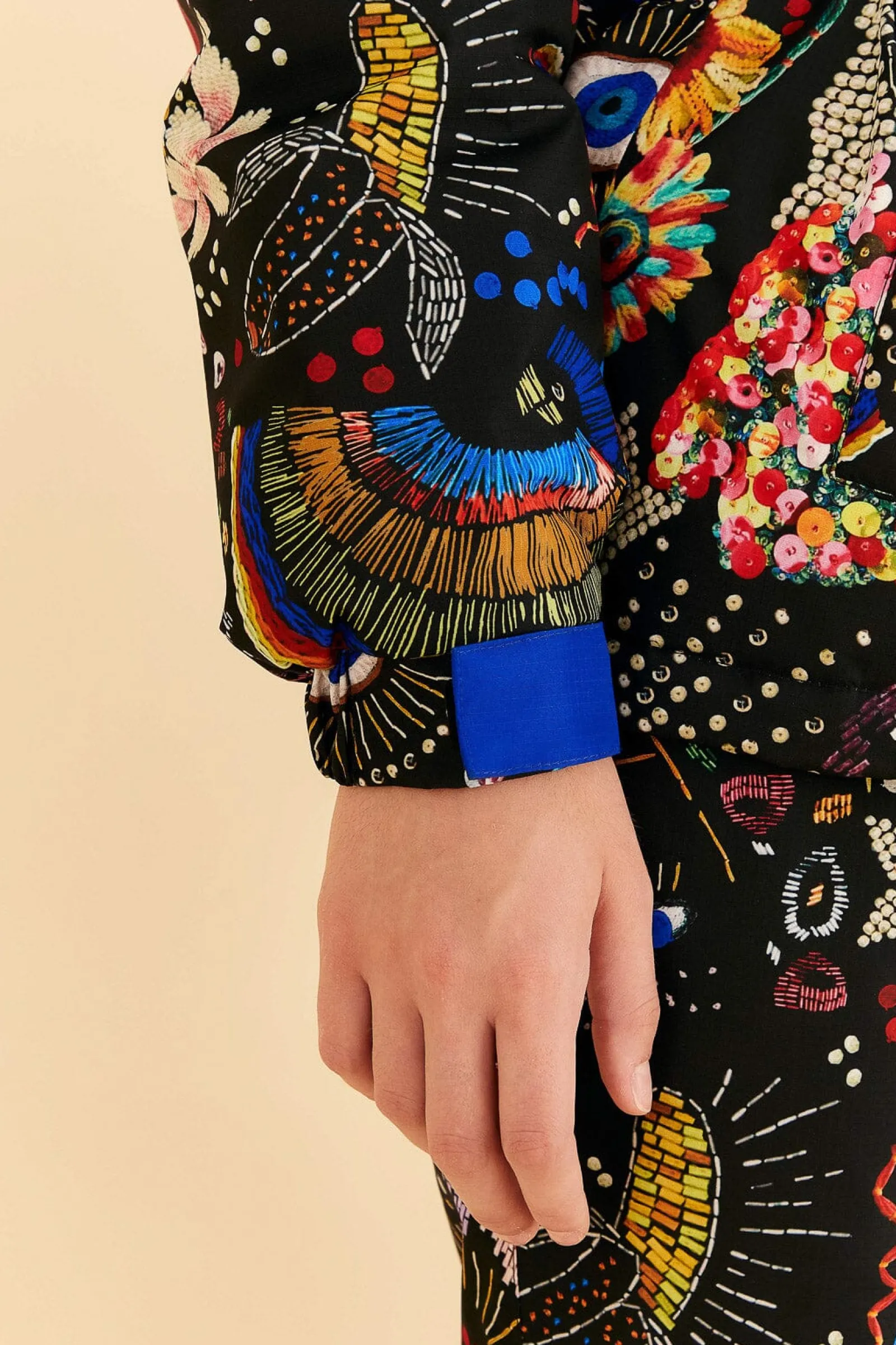 BLACK BOROGODO SKI JACKET