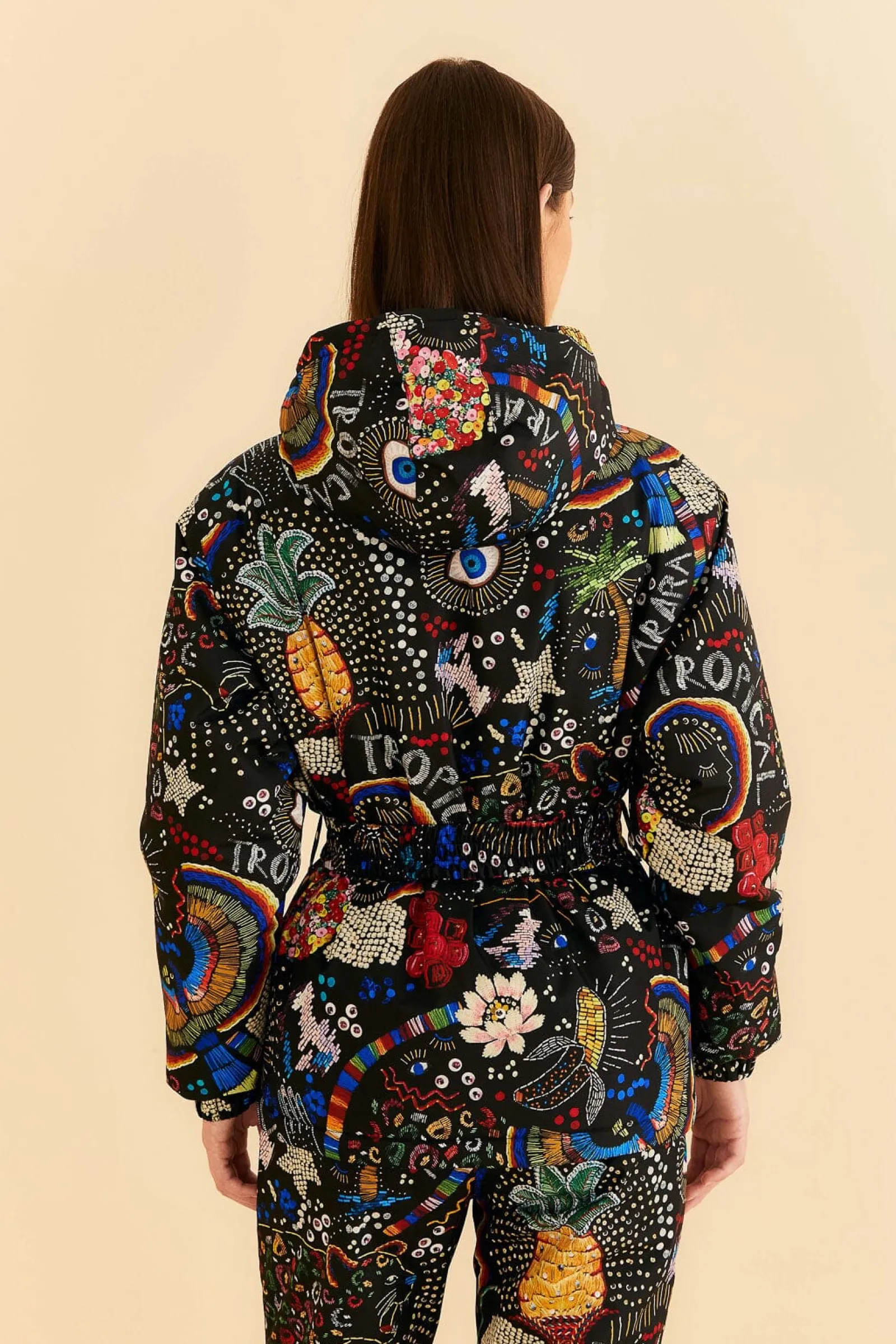 BLACK BOROGODO SKI JACKET