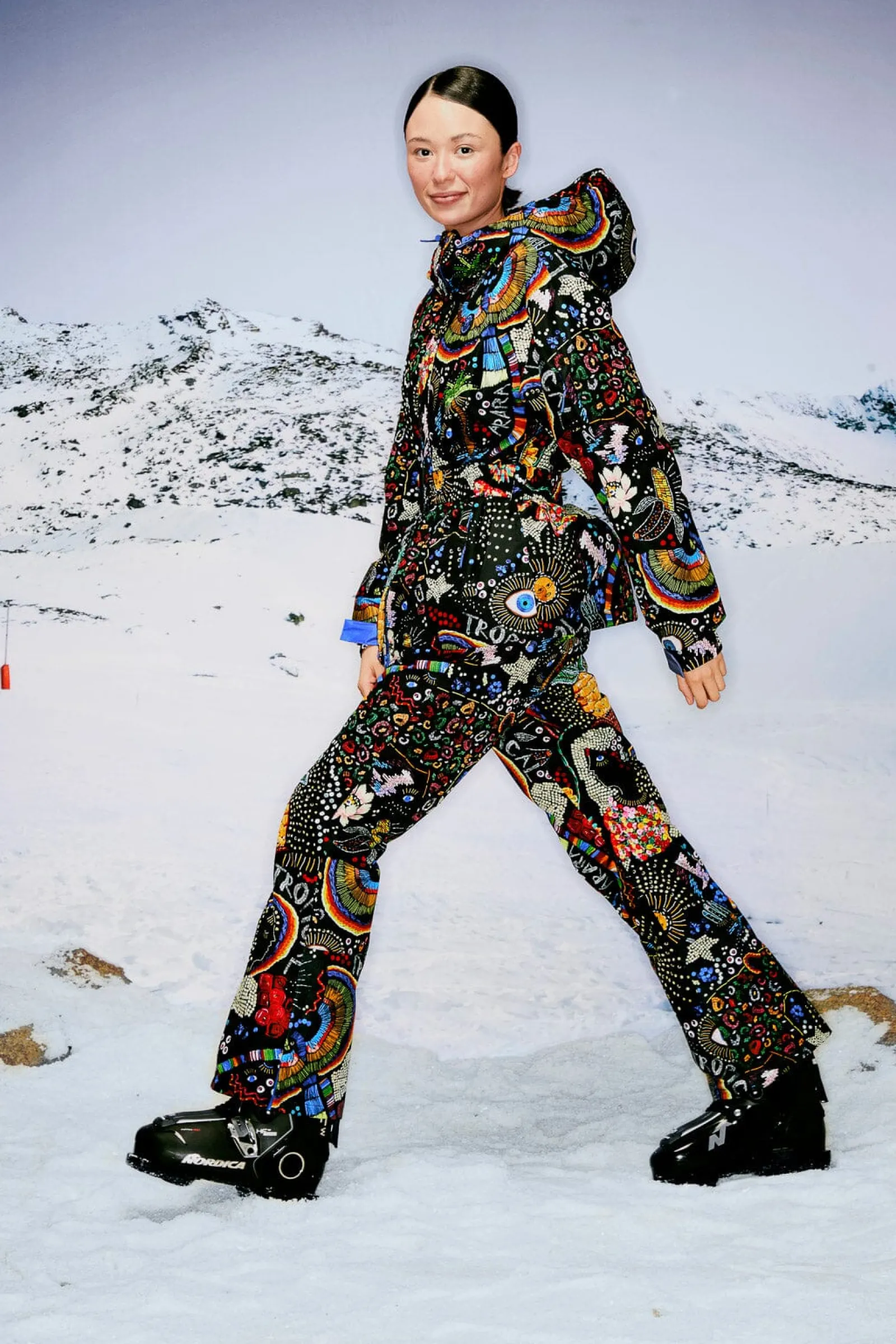 BLACK BOROGODO SKI PANTS