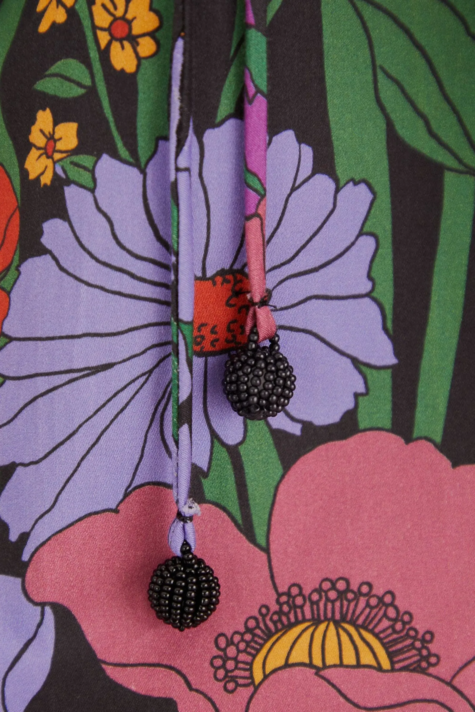 BLACK BUCOLIC GARDEN CUT OUT MAXI DRESS