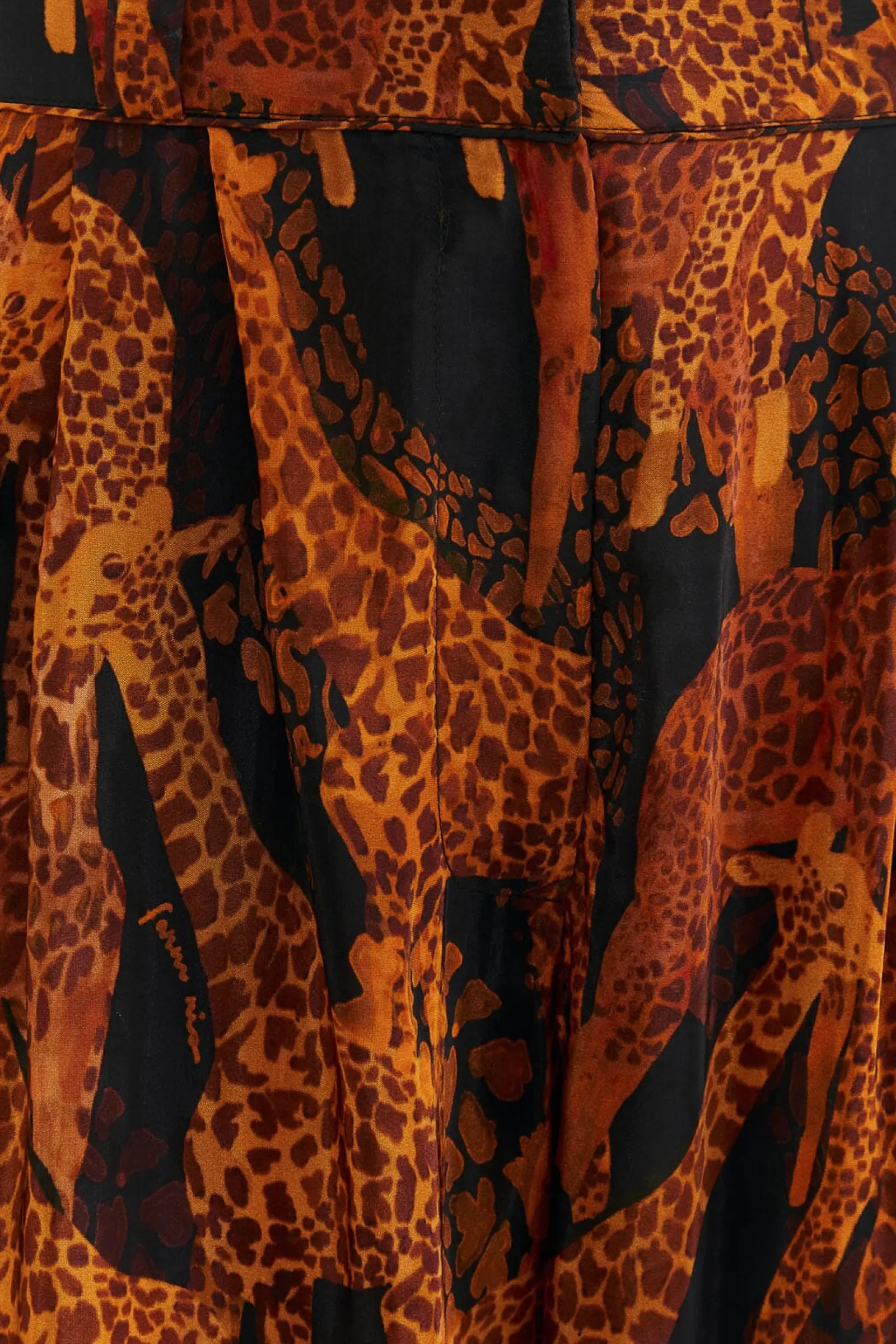 BLACK GIRAFFES PANTS