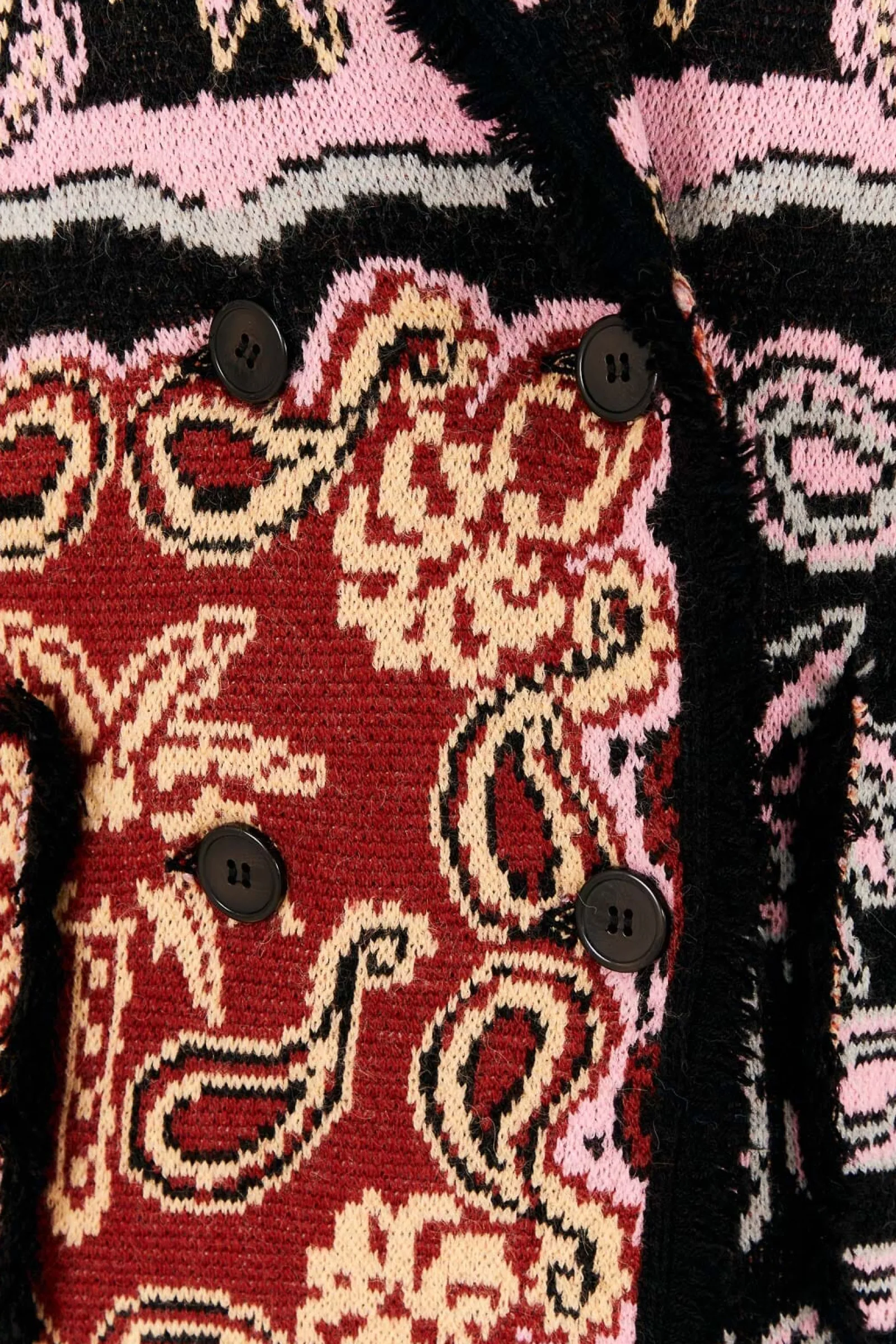 BLACK SWEET MERMAIDS KNIT BLAZER