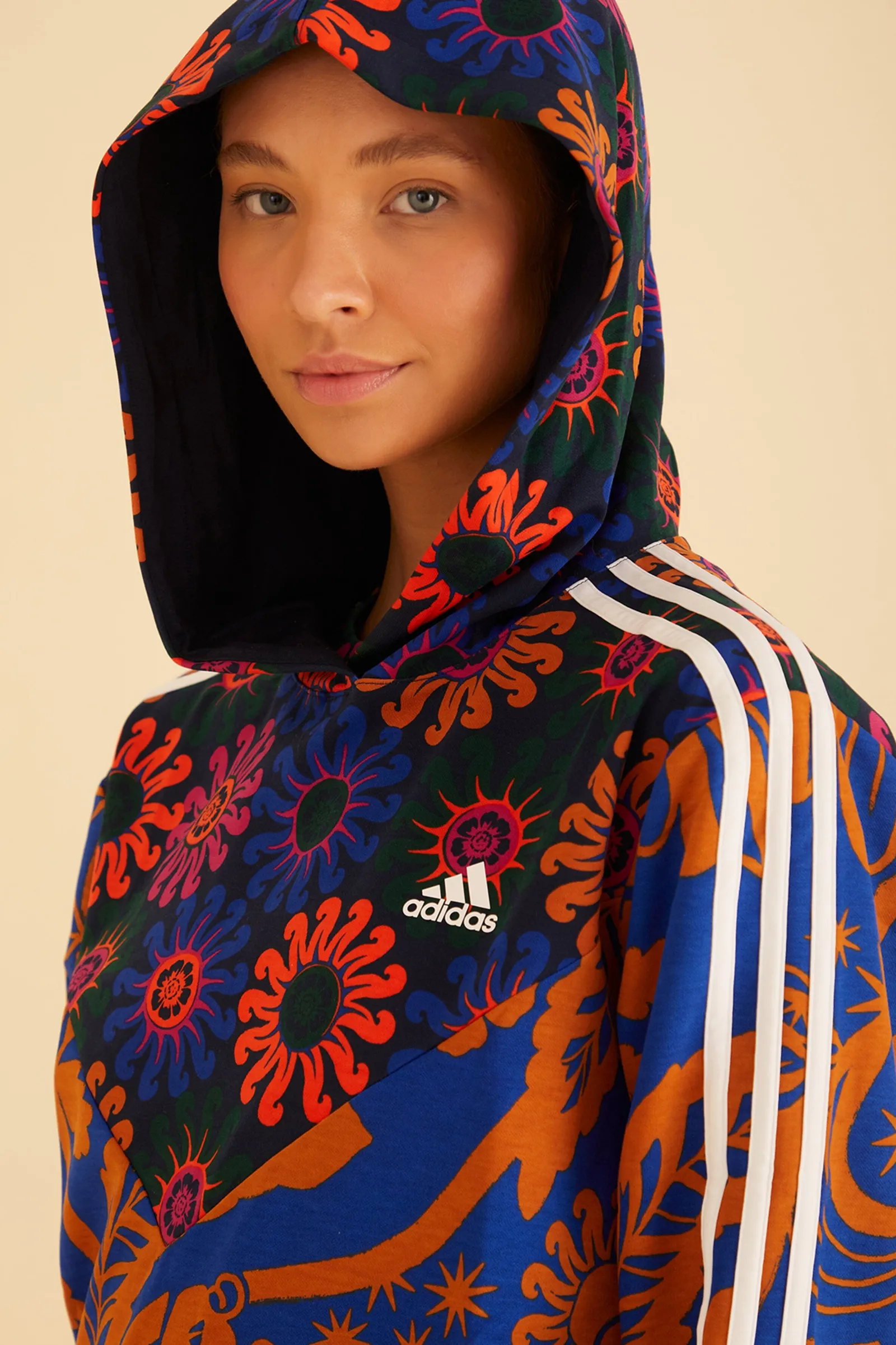 BLUE ADIDAS FARM HOODIE