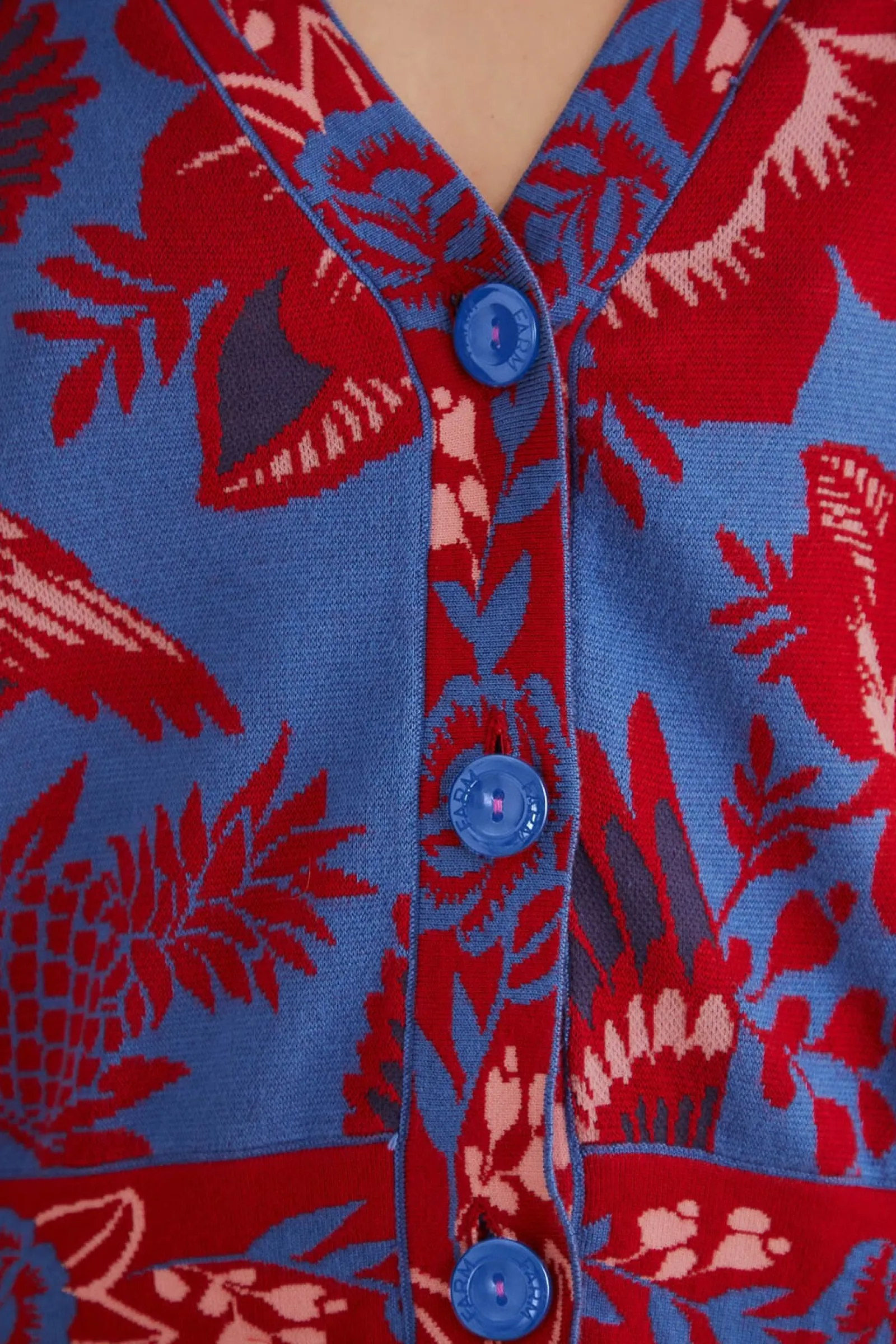 BLUE LACE GARDEN CARDIGAN