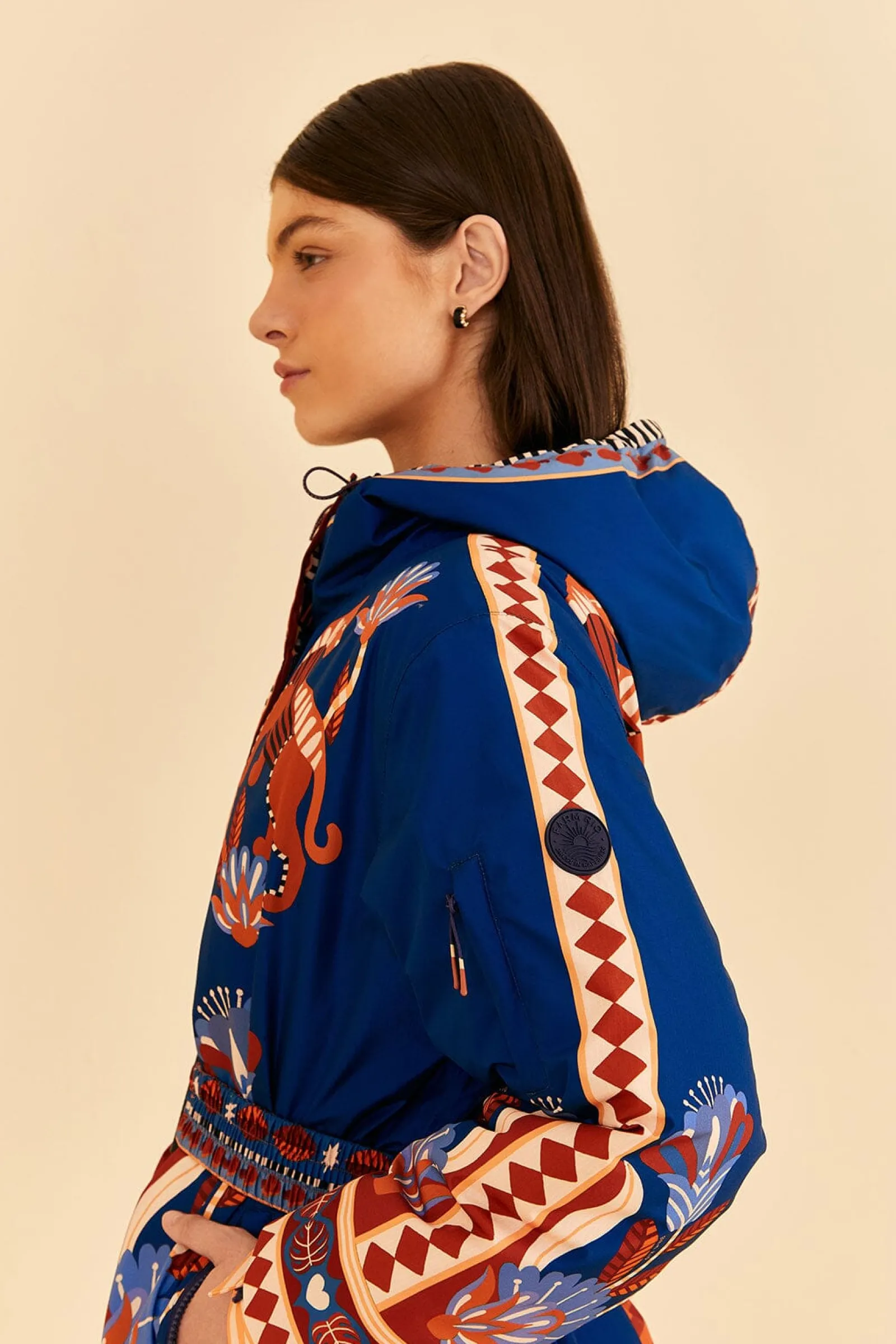 BLUE NATURE BEAUTY SKI JACKET