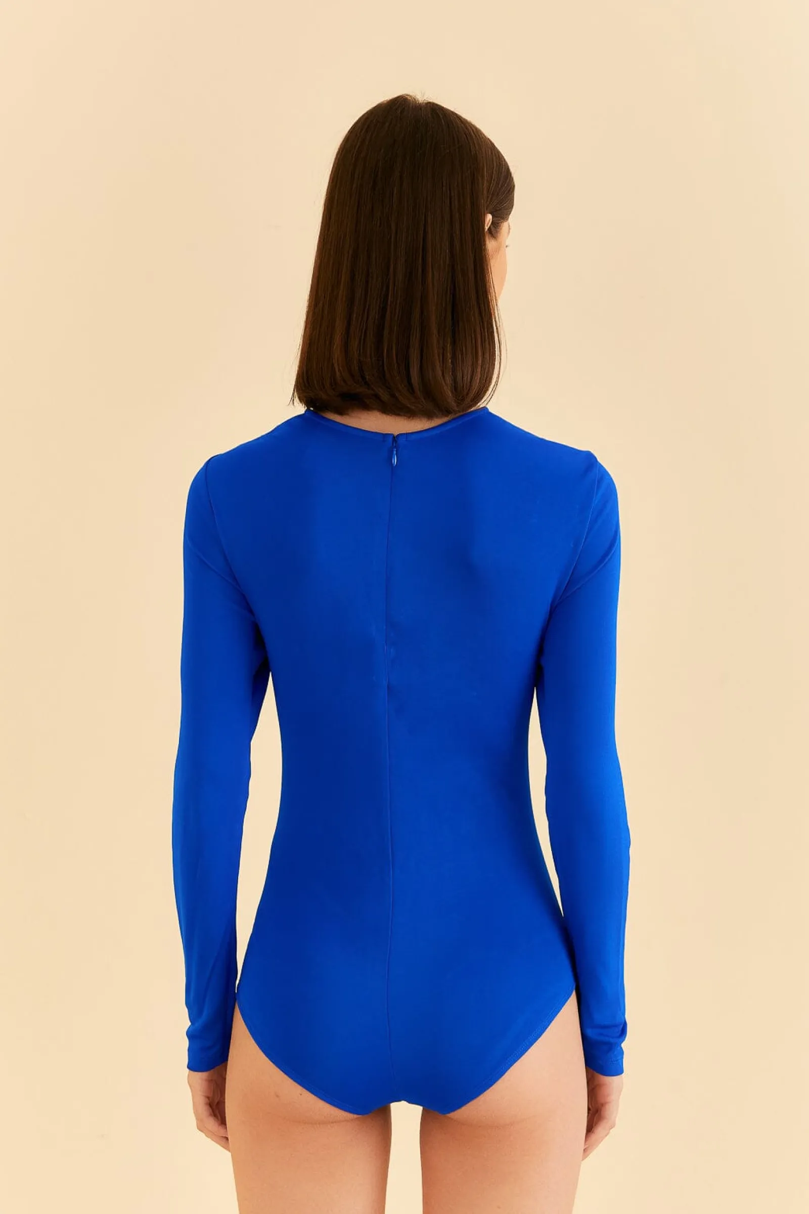 BRIGHT BLUE LONG SLEEVE BODYSUIT
