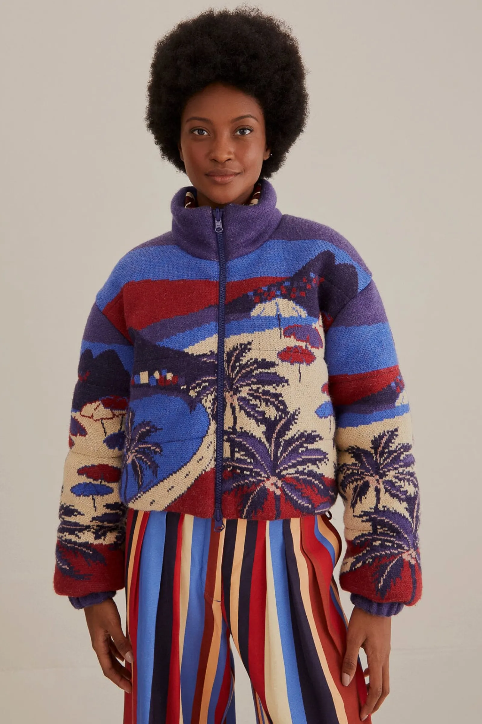  CARIOCA TRICOT PUFFER JACKET