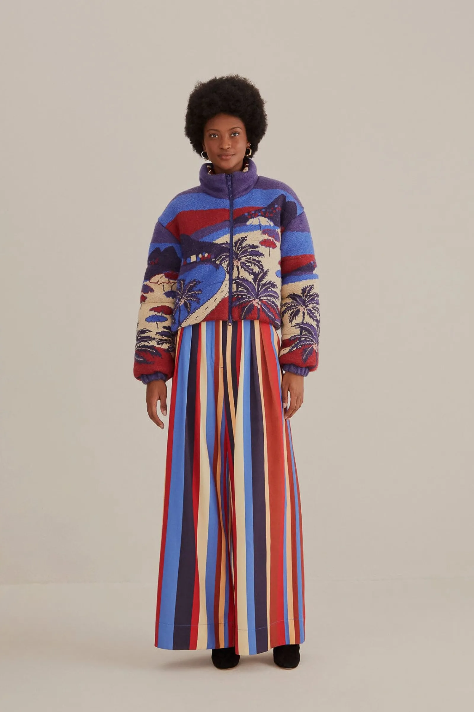 CARIOCA TRICOT PUFFER JACKET