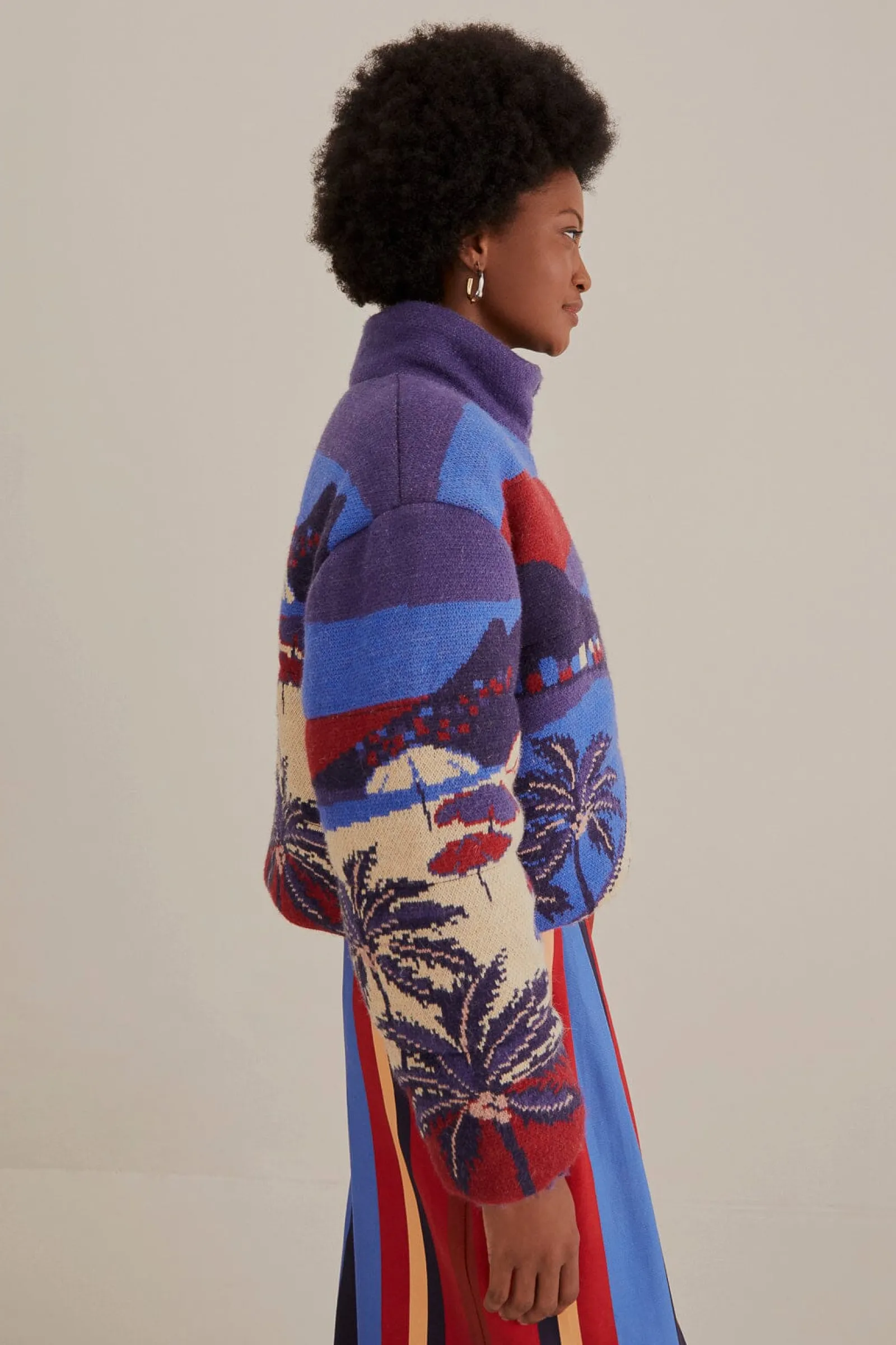 CARIOCA TRICOT PUFFER JACKET