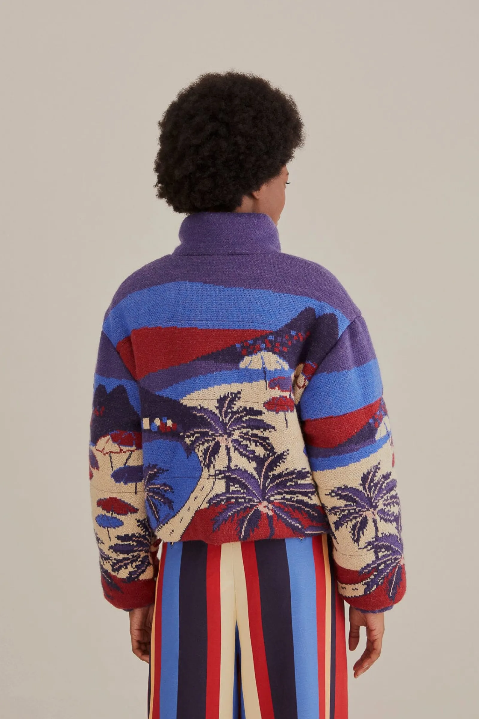 CARIOCA TRICOT PUFFER JACKET