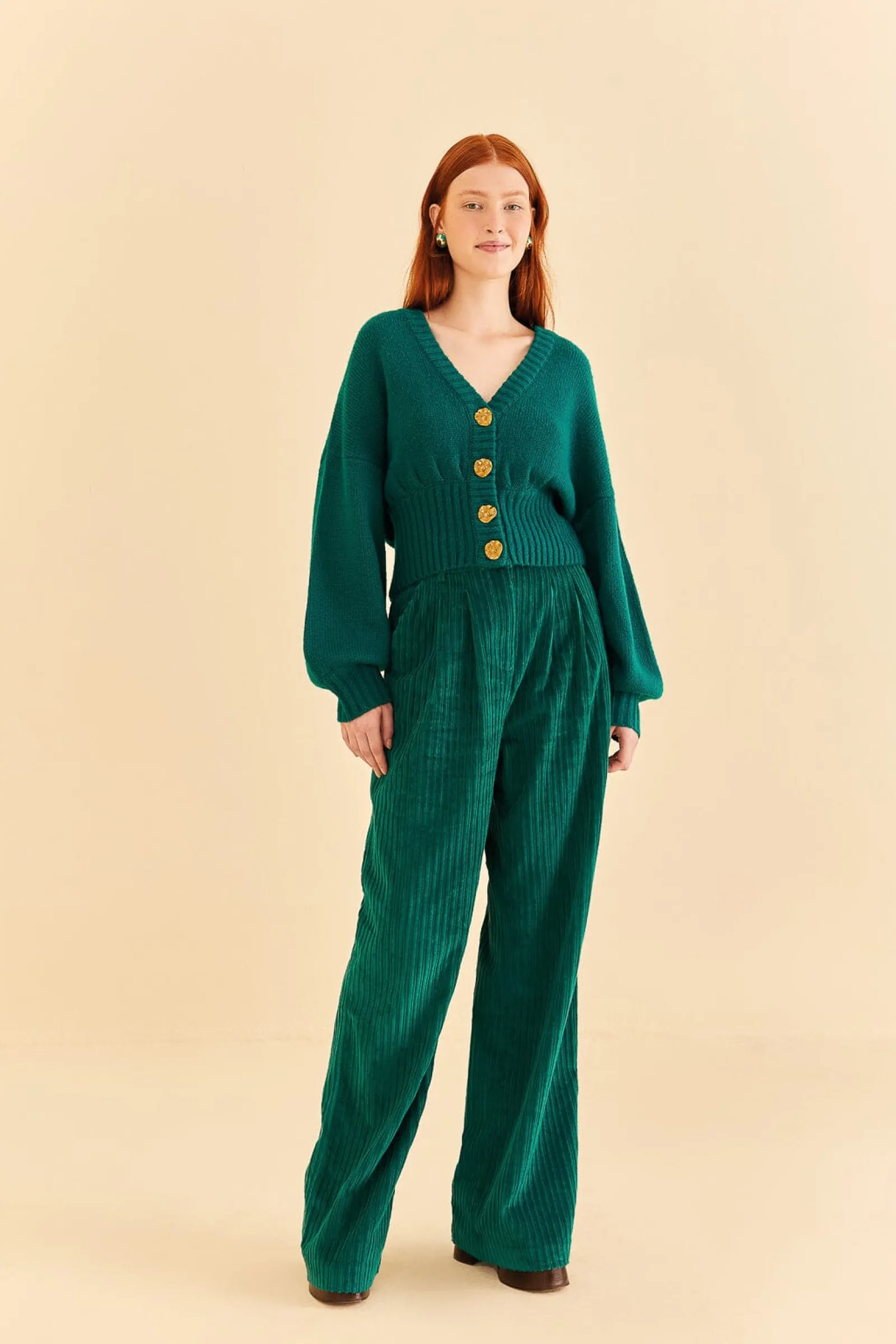  EMERALD CORDUROY PANTS