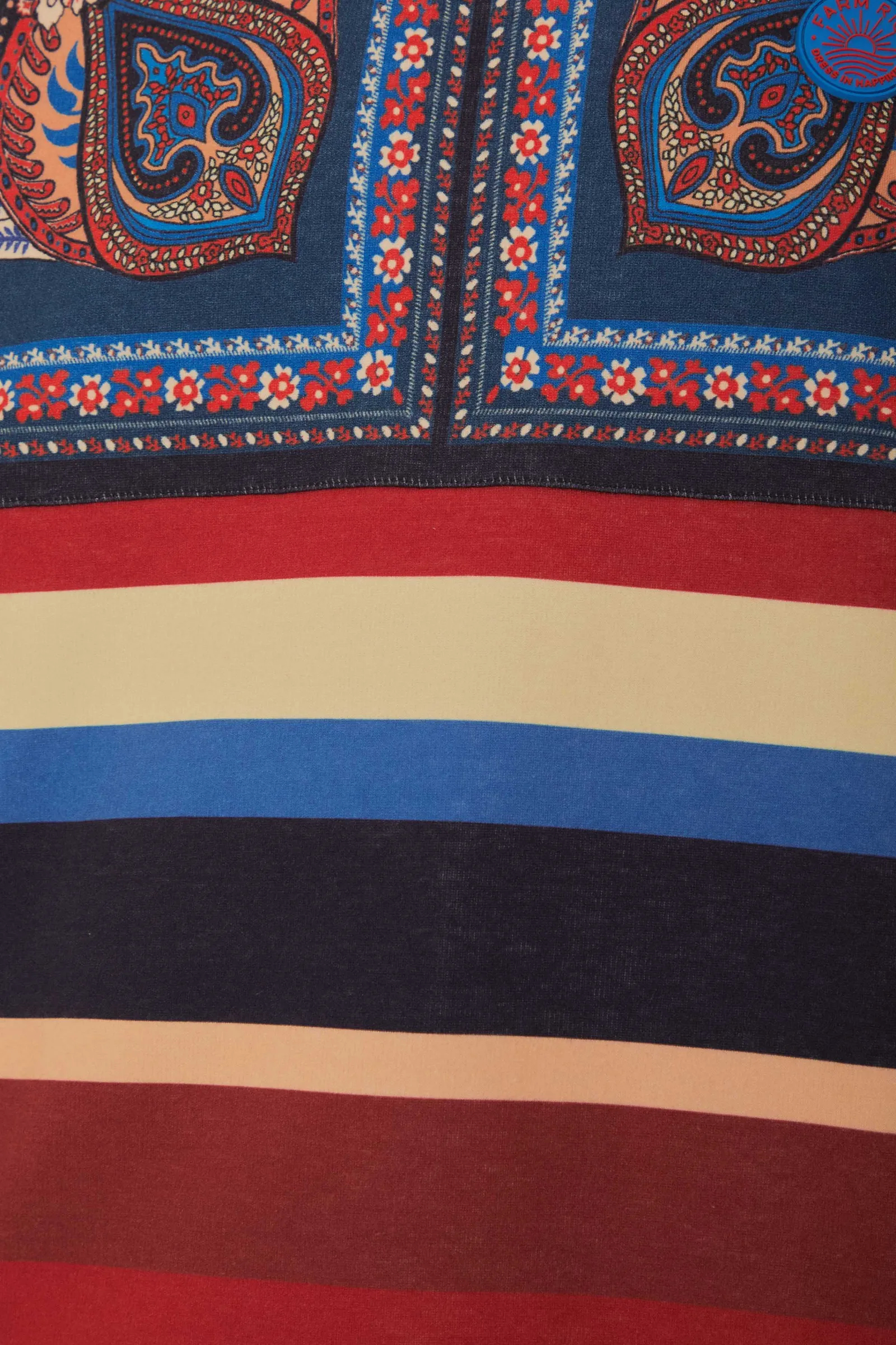 ENERGY SCARF MIXED PRINT SWEATSHIRT