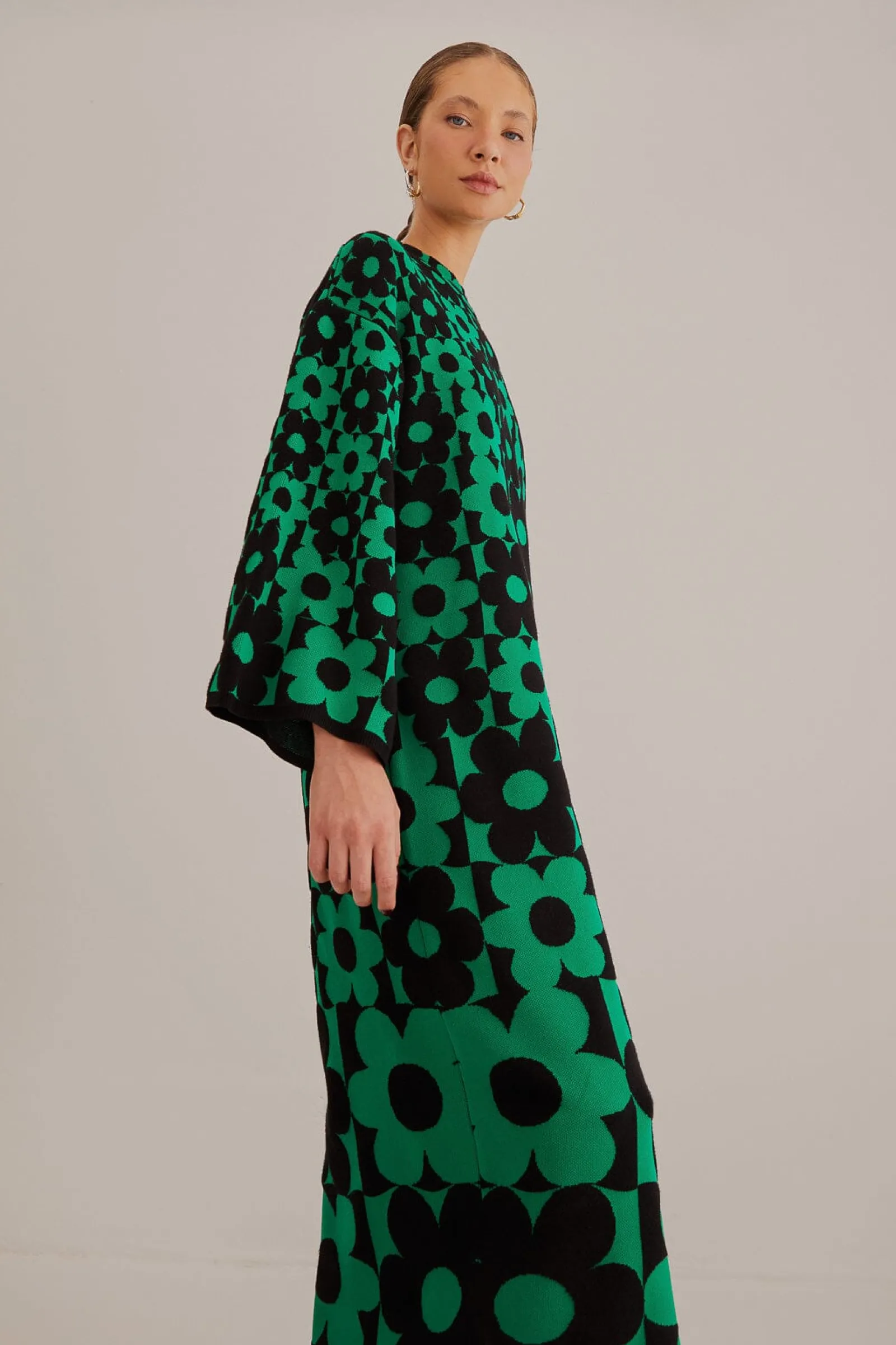  GREEN LOVEDAISY KNIT DRESS