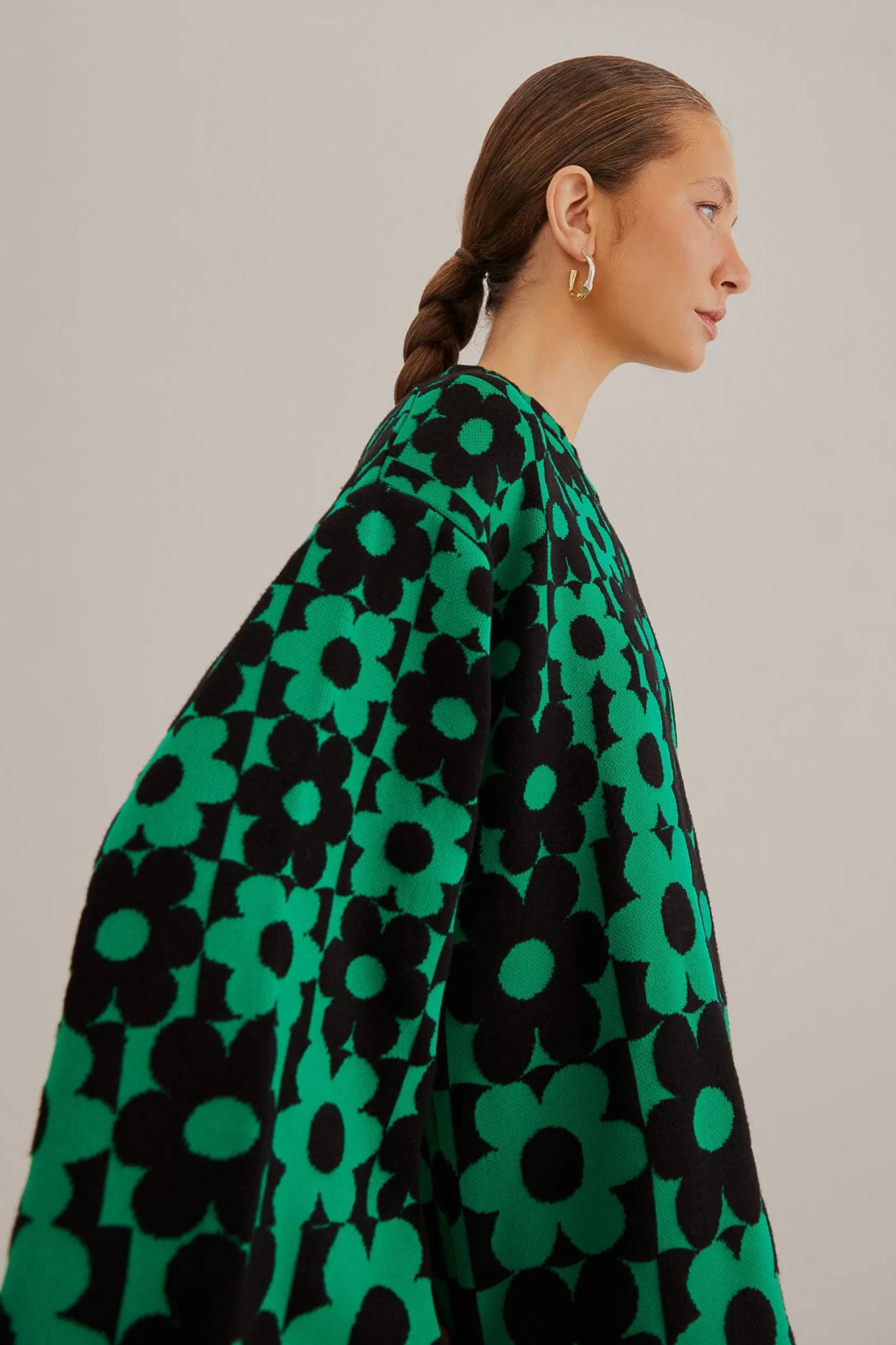 GREEN LOVEDAISY KNIT DRESS