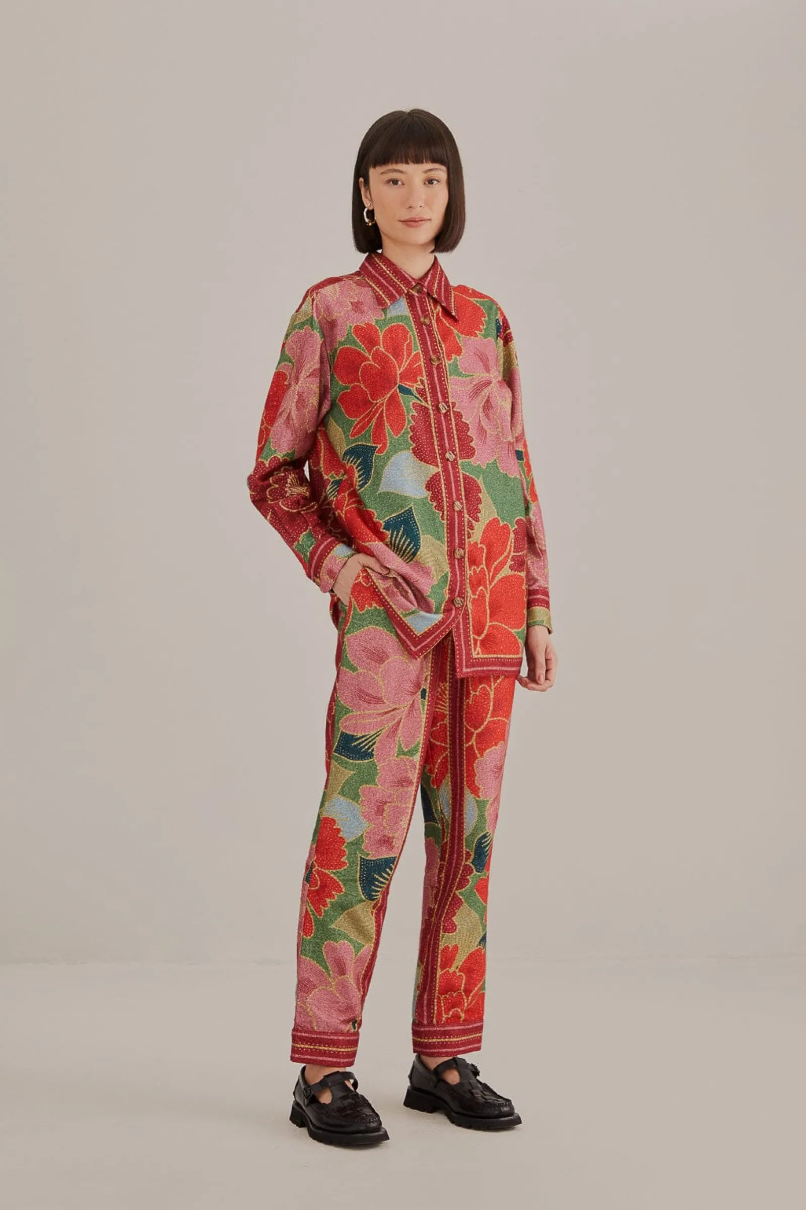 GREEN SOLAR CHITA LONG SLEEVE SHIRT