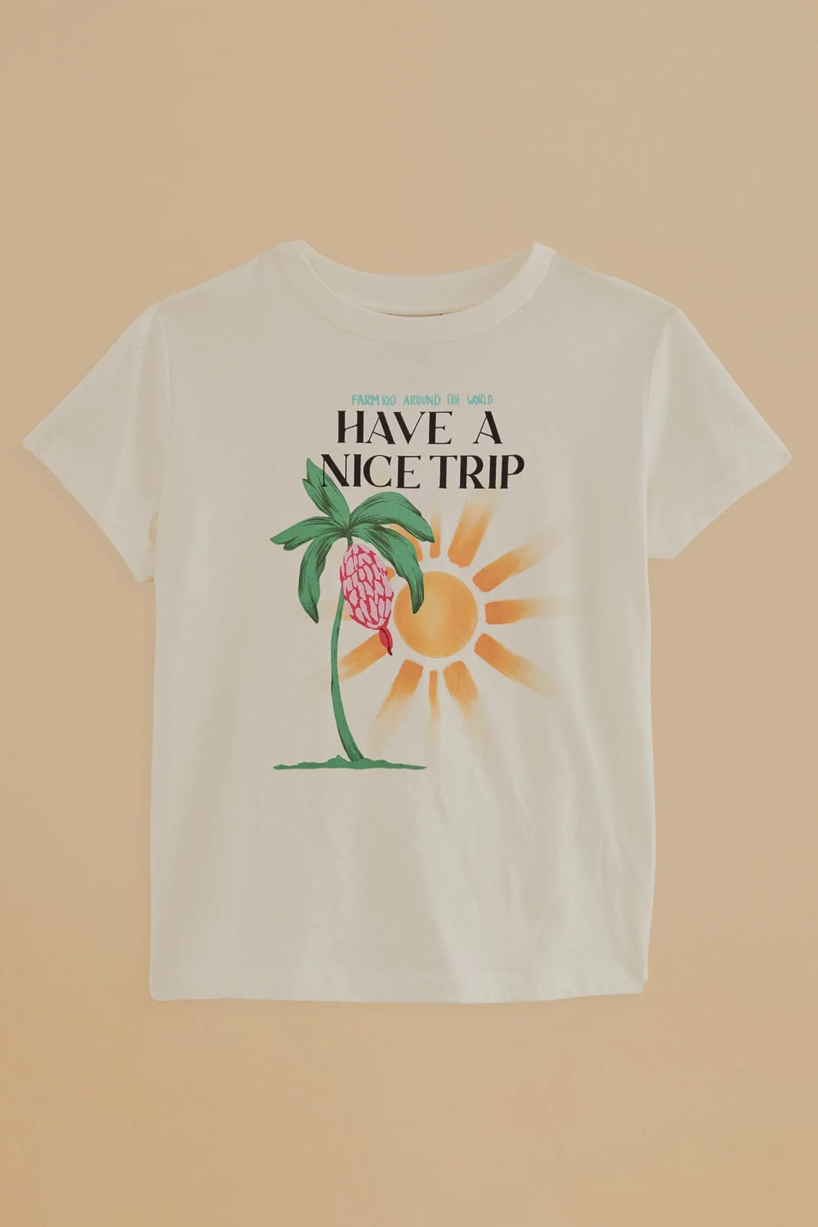HAVE A NICE TRIP ORGANIC COTTON FIT T-SHIRT