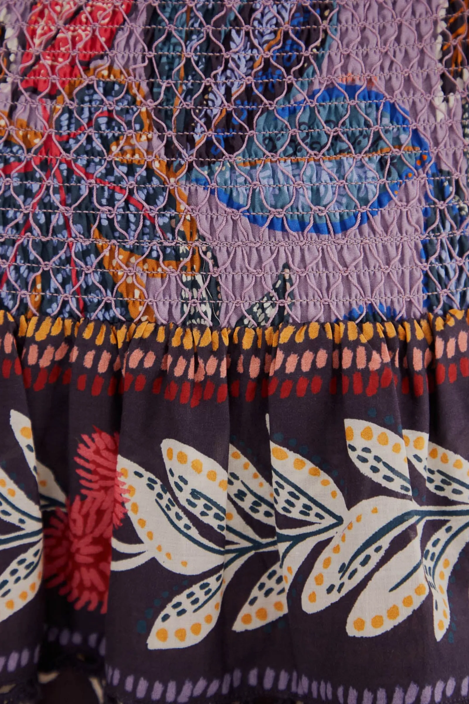 LAVENDER WILD NIGHT MINI SKIRT