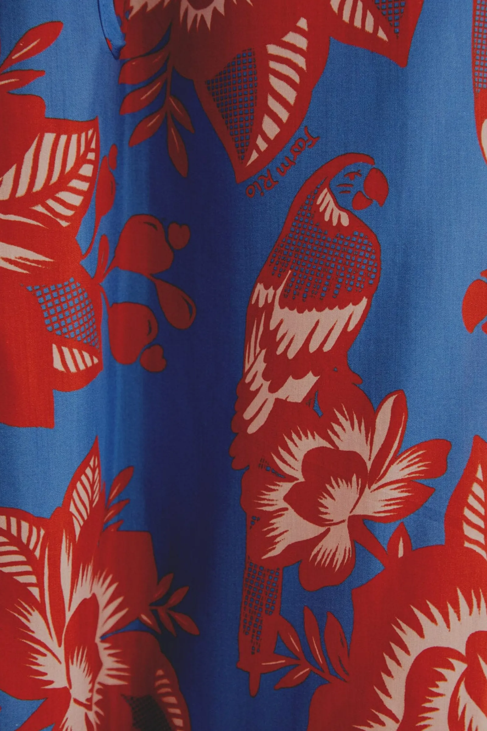 LIGHT BLUE LACE GARDEN MAXI DRESS