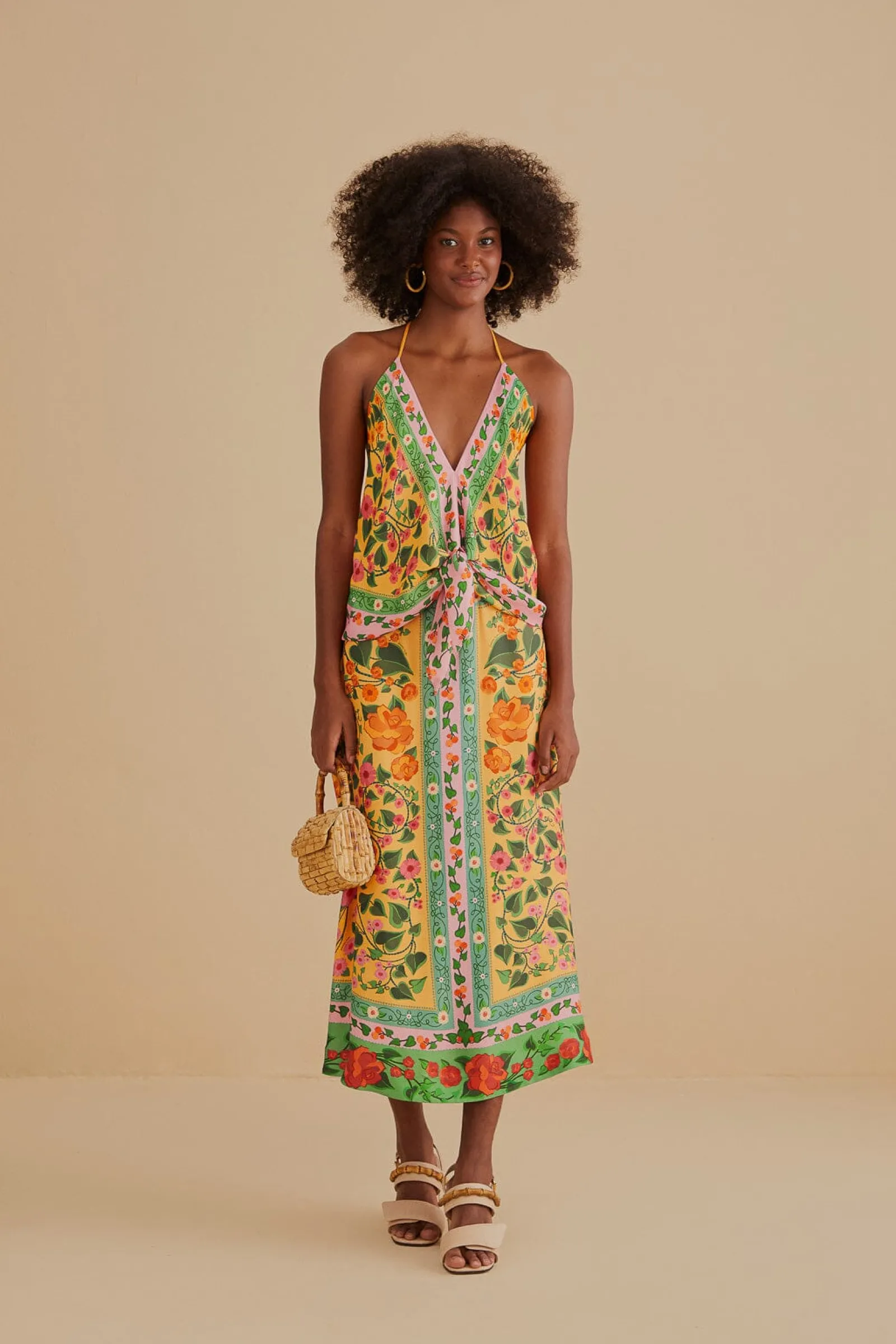 LIGHT YELLOW HEART IVY BLOUSE