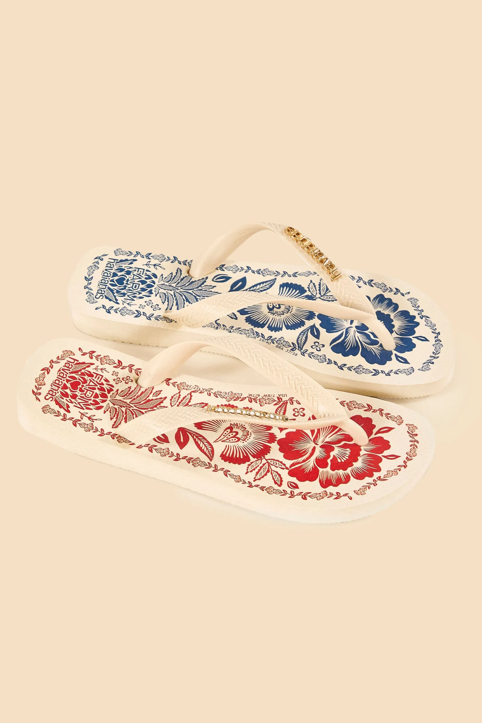  MIXED PINEAPPLE GARDEN HAVAIANAS SANDALS