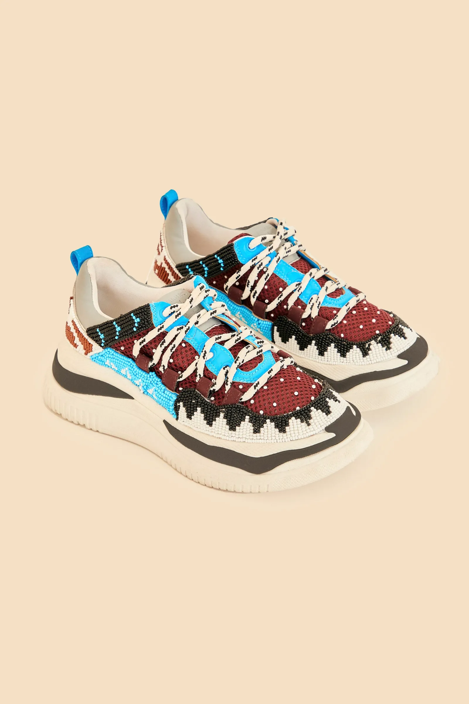  MULTICOLOR BEADED SNEAKER