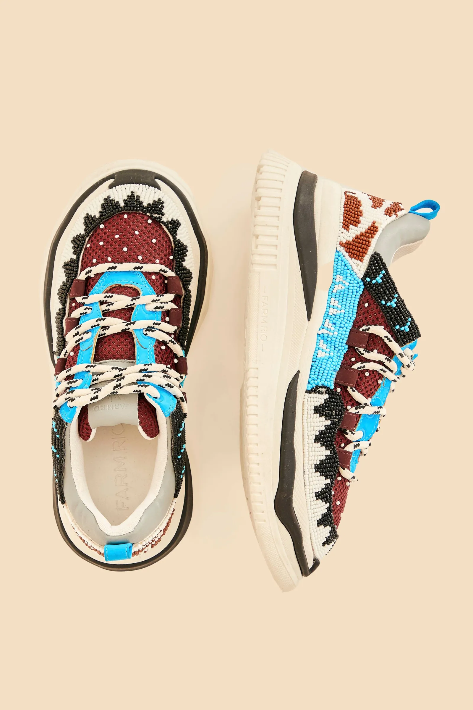 MULTICOLOR BEADED SNEAKER