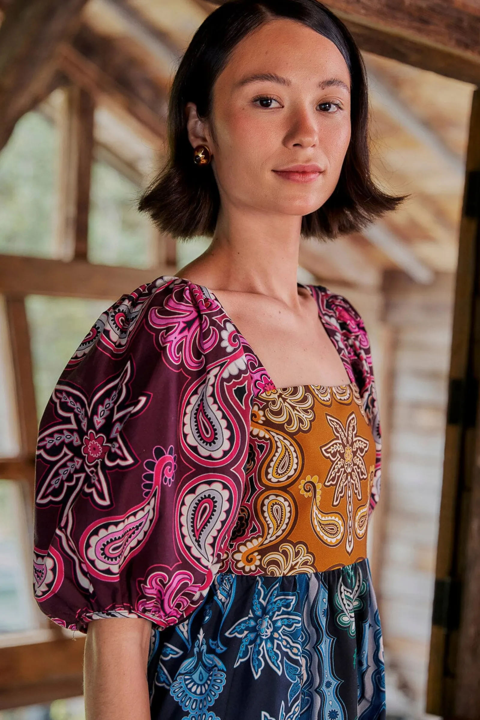 MULTICOLOR SWEET MERMAIDS SHORT SLEEVE MINI DRESS