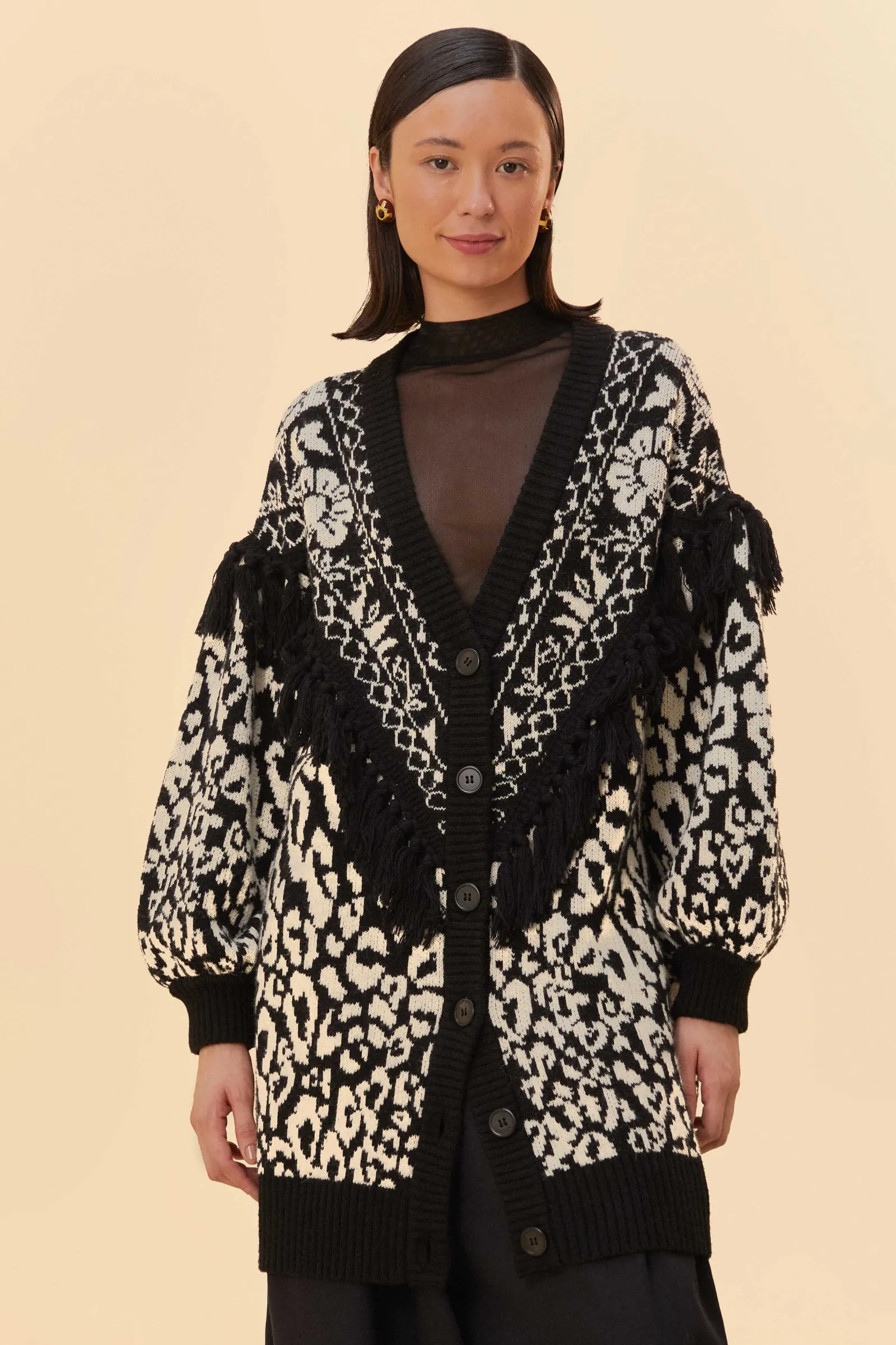  PINEAPPLE GARDEN KNIT CARDIGAN