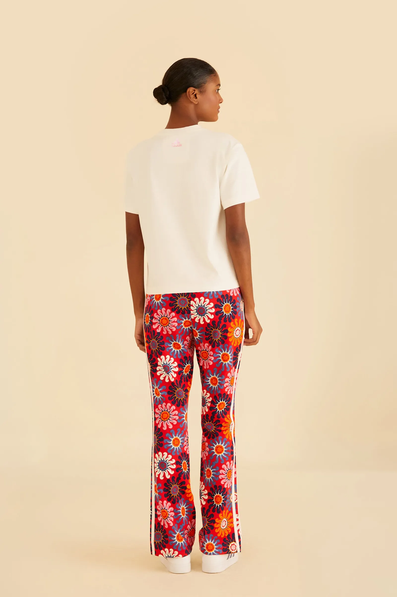 RED ADIDAS FARM PANTS