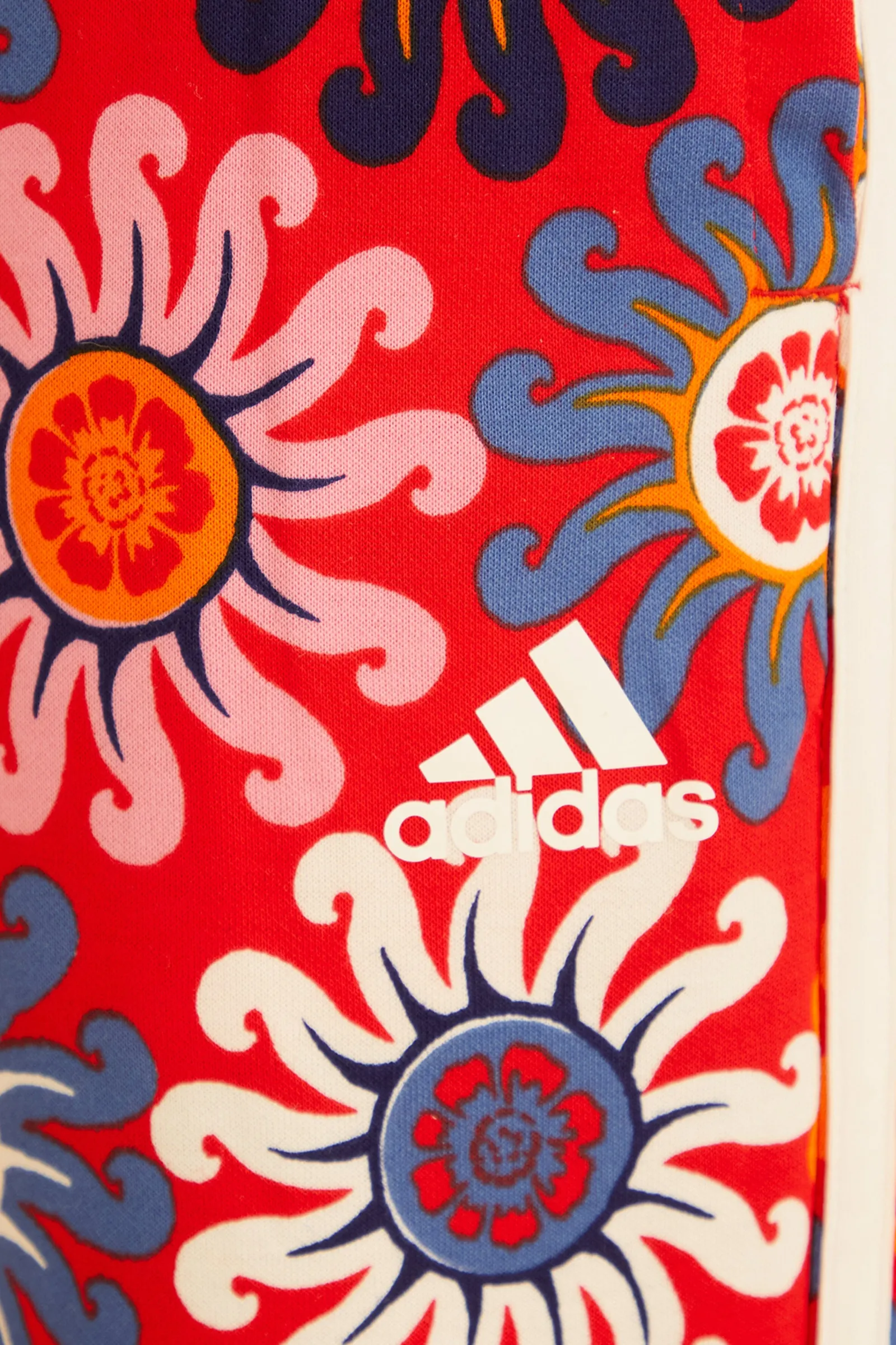 RED ADIDAS FARM PANTS