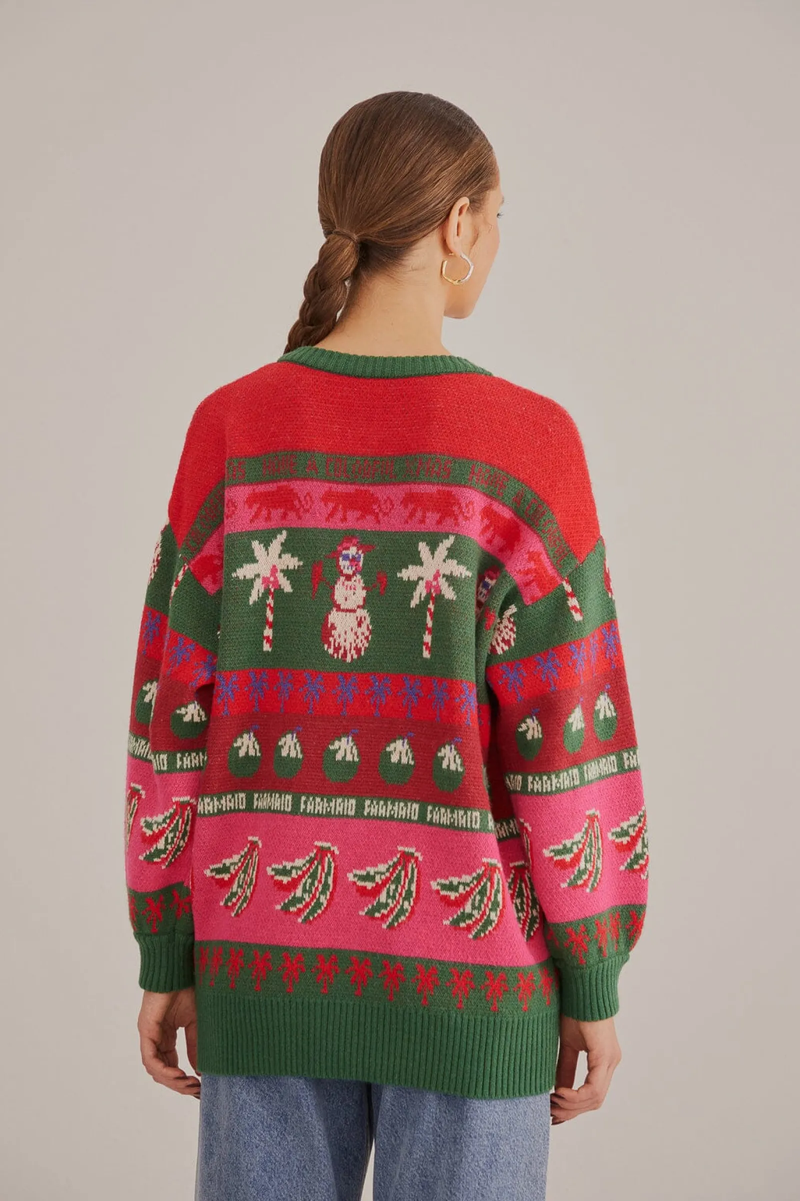 TROPICAL CHRISTMAS AINIKA CARDIGAN