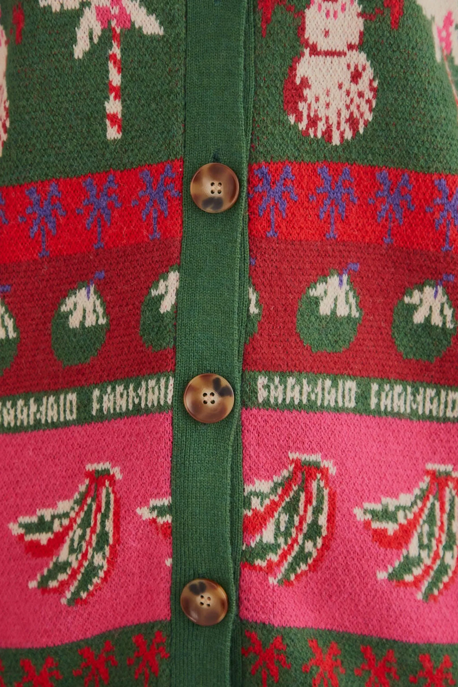 TROPICAL CHRISTMAS AINIKA CARDIGAN