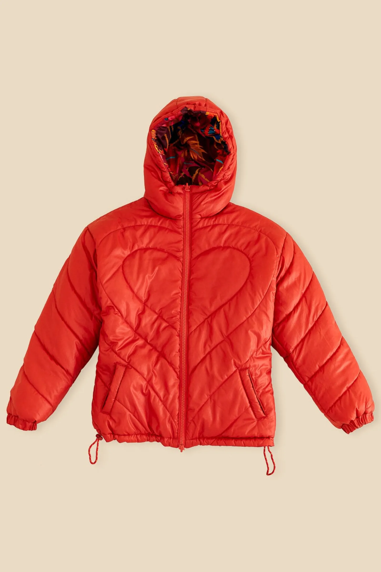 VINTAGE WAVE REVERSIBLE PUFFER JACKET