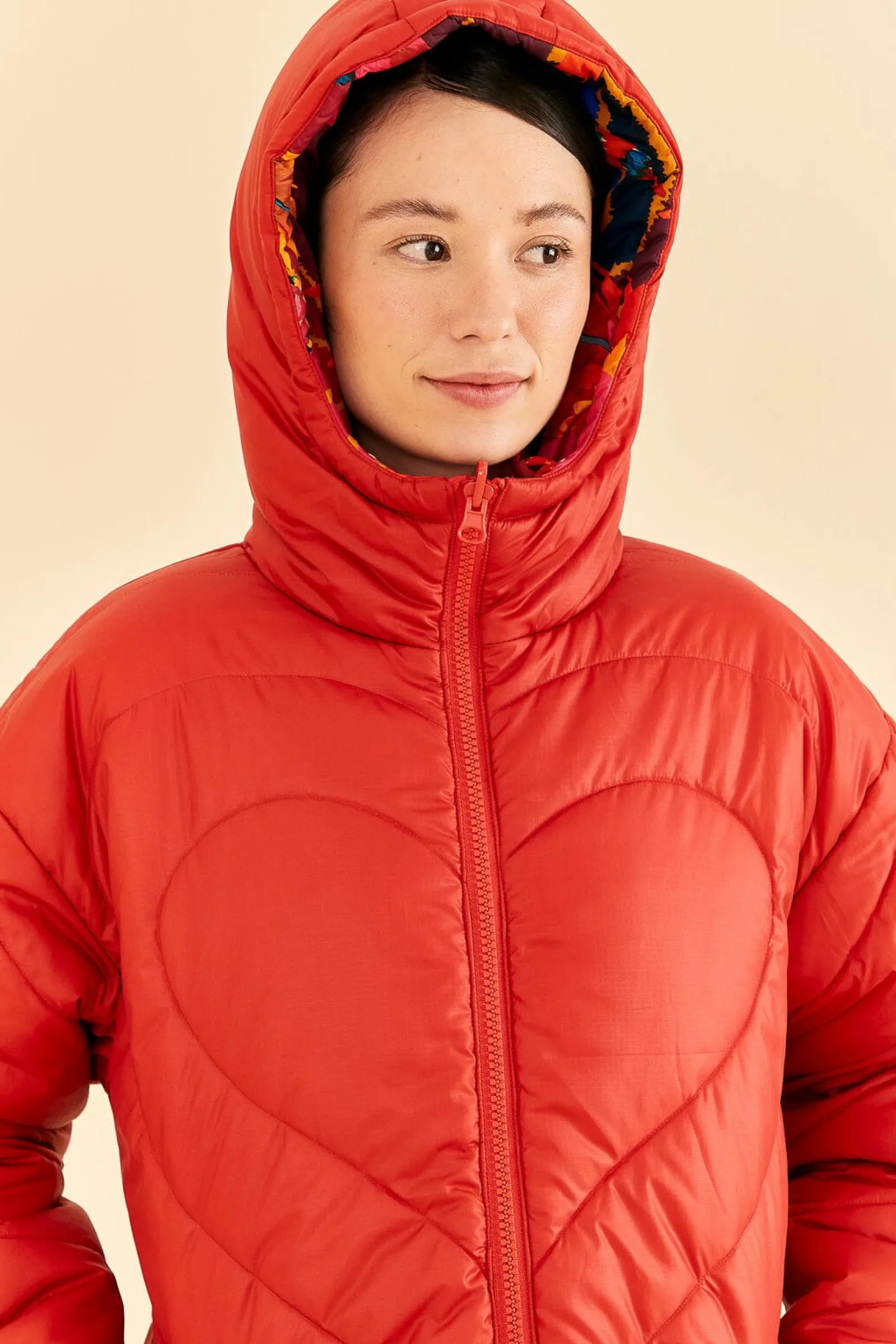 VINTAGE WAVE REVERSIBLE PUFFER JACKET