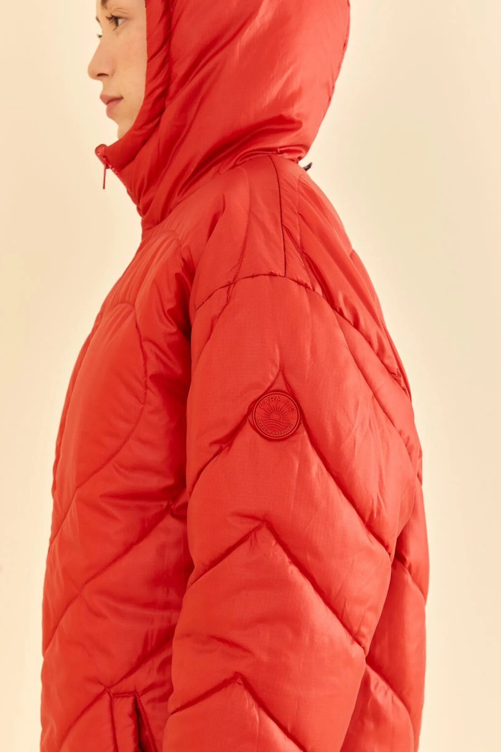 VINTAGE WAVE REVERSIBLE PUFFER JACKET