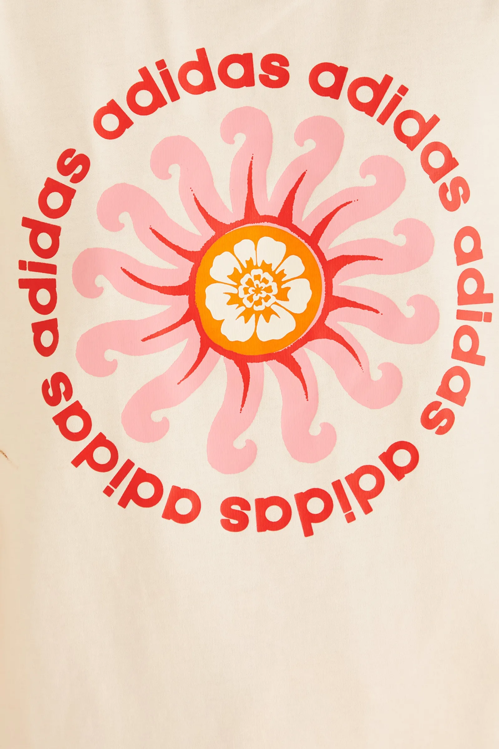 WHITE ADIDAS FARM GFX TEE